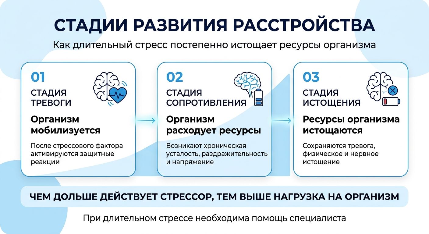 Лечение стресса в Всеволожске инфографика